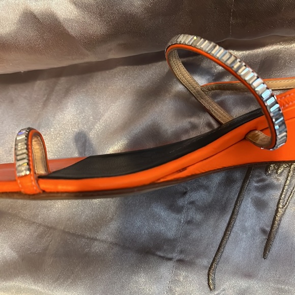 Giuseppe Zanotti Bright Orange Sandal - Picture 10 of 16